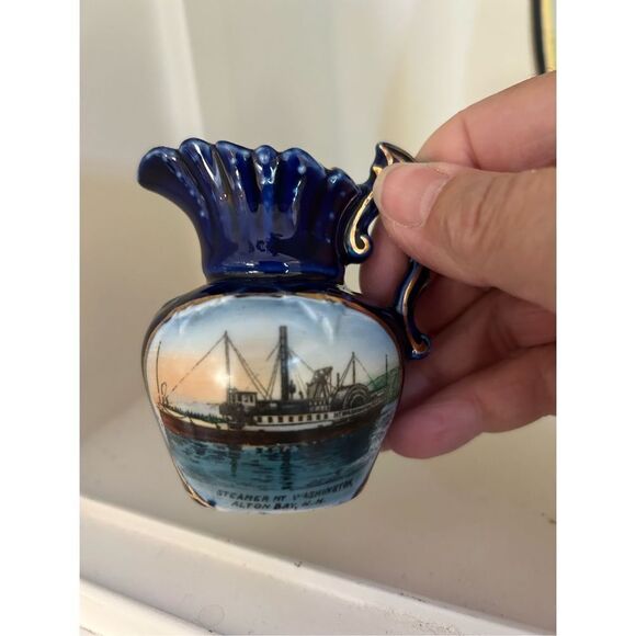 Vintage Dresden German Mini Pitcher - Picture 1 of 5